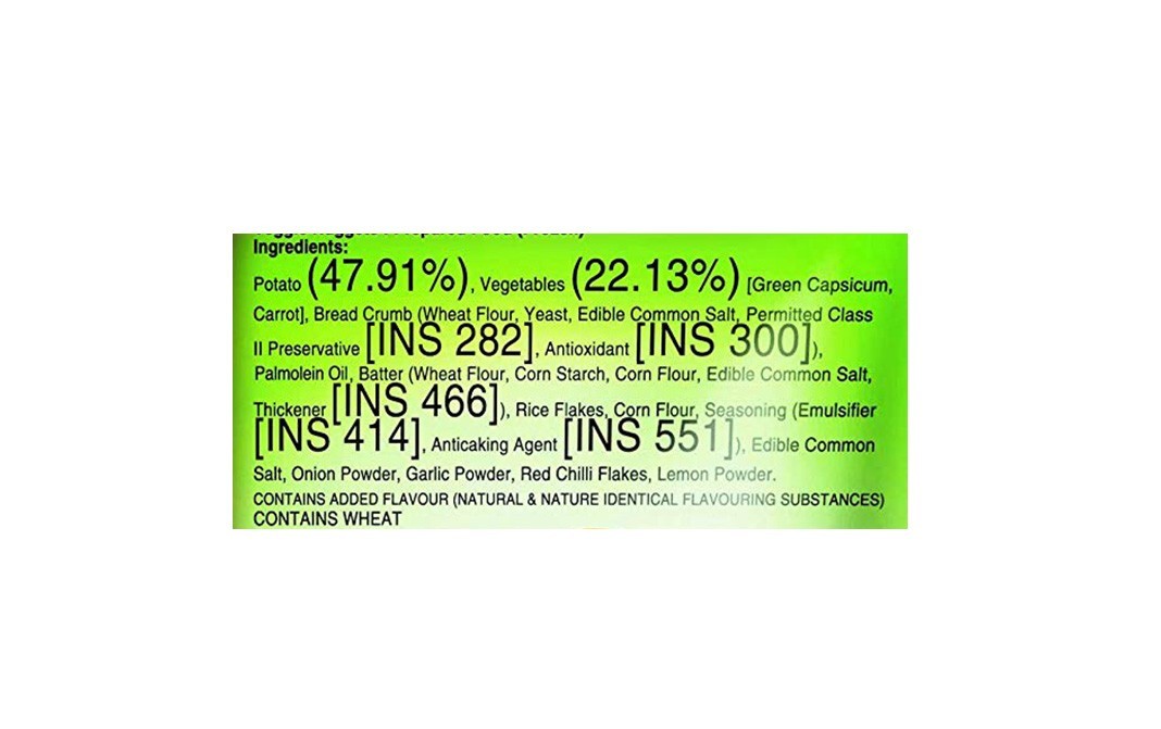 Mccain Veggie Nuggets    Pack  325 grams